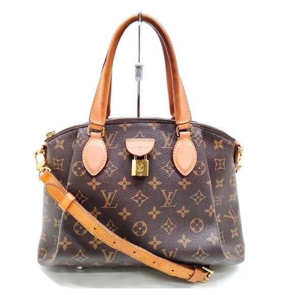 Louis Vuitton LV Hand Bag M44546 Riivoli MM Brown Monogram - Picture 1 of 8